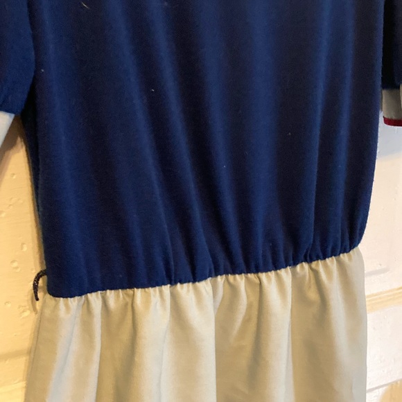 Vintage Sailor Girl Dress // Patriotic Pin-up Costume // Navy Dress - Picture 4 of 7